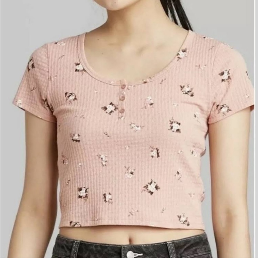 Wild Fable Floral Crop Top